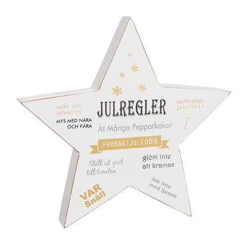 dekoration till jul med text