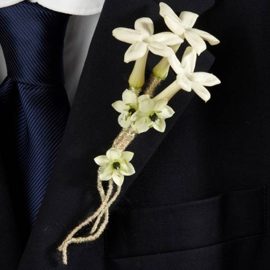 Corsagenålar, gröna. 2st