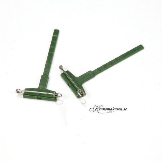 Corsagenålar, gröna. 50 st