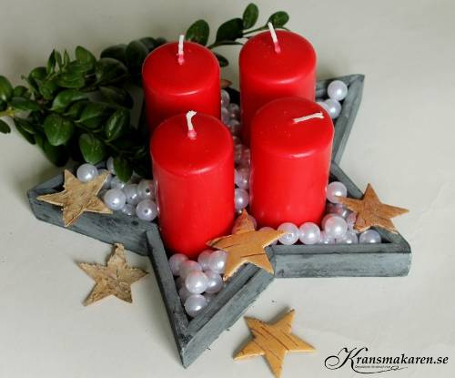 Näverstjärnor, 5 cm. 10 st.