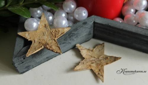 Näverstjärnor, 5 cm. 10 st.