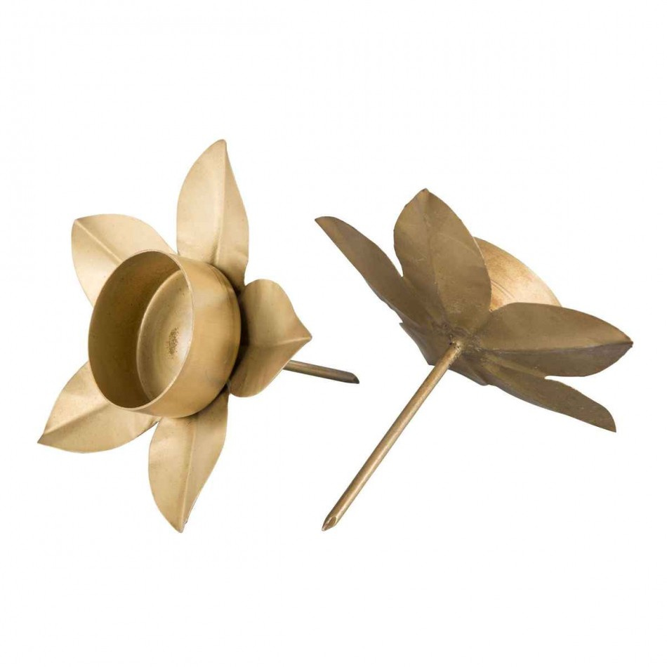 Ljushållare mässingfärgad