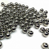 Silverfärgade Pärlor 6 mm (ca 250st)