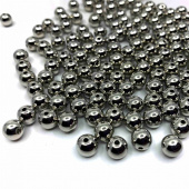 Silverfärgade Pärlor 8 mm (ca 100st) Silverfärgade Pärlor 8 mm (ca 100st)