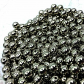 Silverfärgade Pärlor 8 mm (ca 100st) Silverfärgade Pärlor 8 mm (ca 100st)