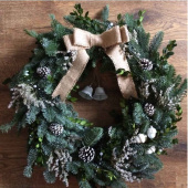 Pärlor på tråd, vit, 3 meter Pärlor på tråd, vit, 3 meter