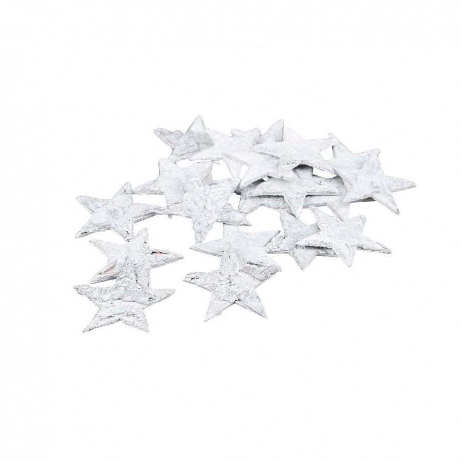 Näverstjärnor vita 20 st