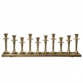 Ljusbricka för 10 st kronljus Antik Guld Ljusbricka för 10 st kronljus Antik Guld
