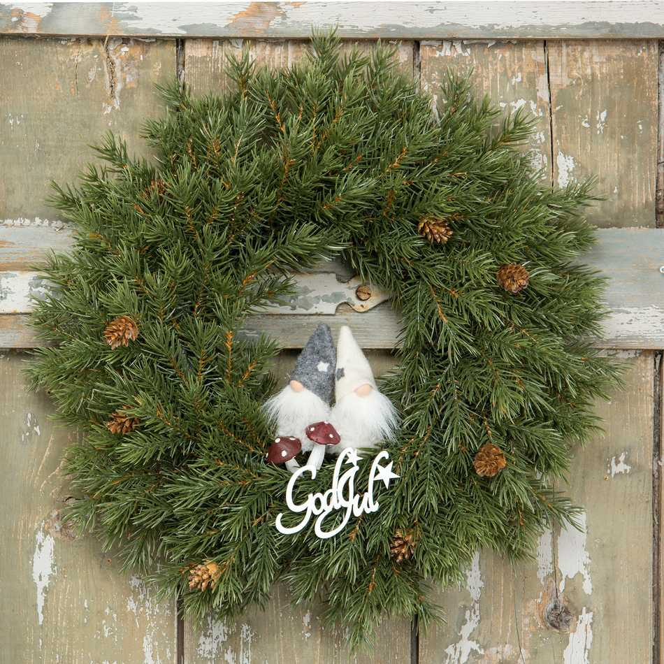 Granriskrans med kottar konstgjord ca 45 cm