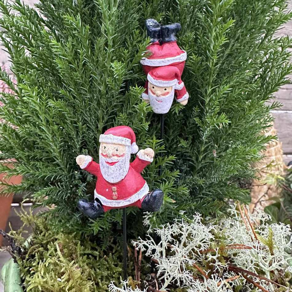 Tomte upp och ner 2 olika, ca 4 cm