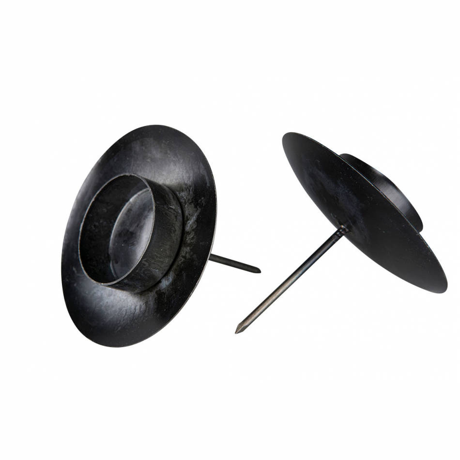 Ljushållare Värmeljus - Svart