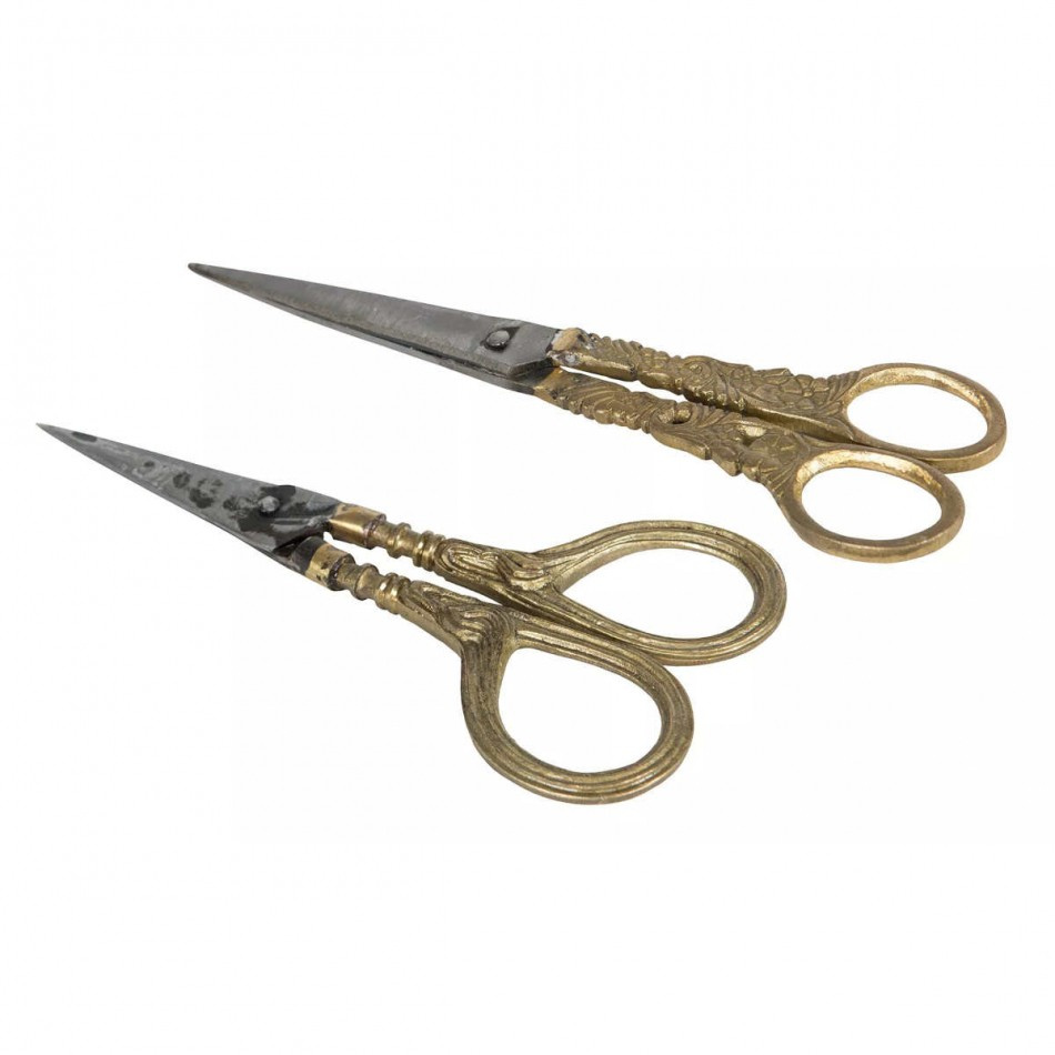 Saxar i Antikmässing (2st olika)