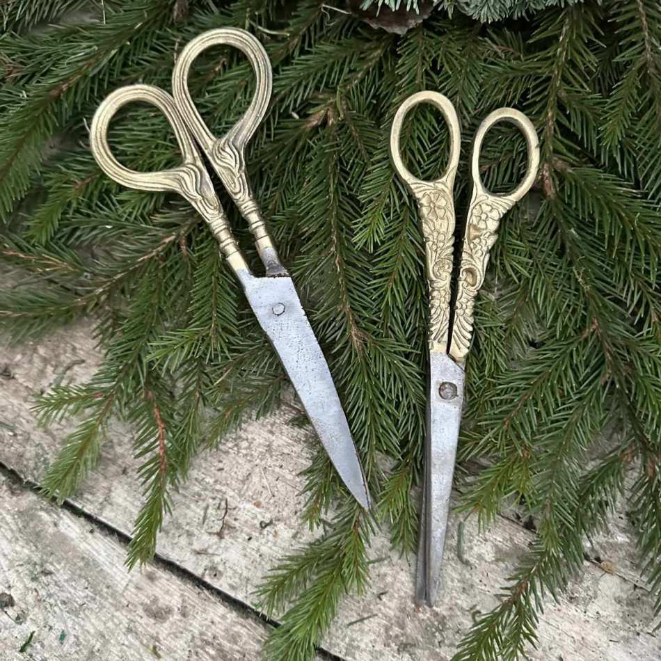 Saxar i Antikmässing (2st olika)