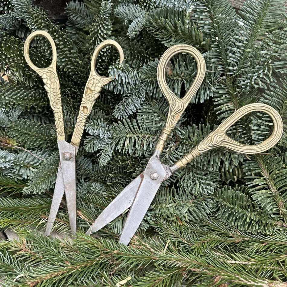 Saxar i Antikmässing (2st olika)