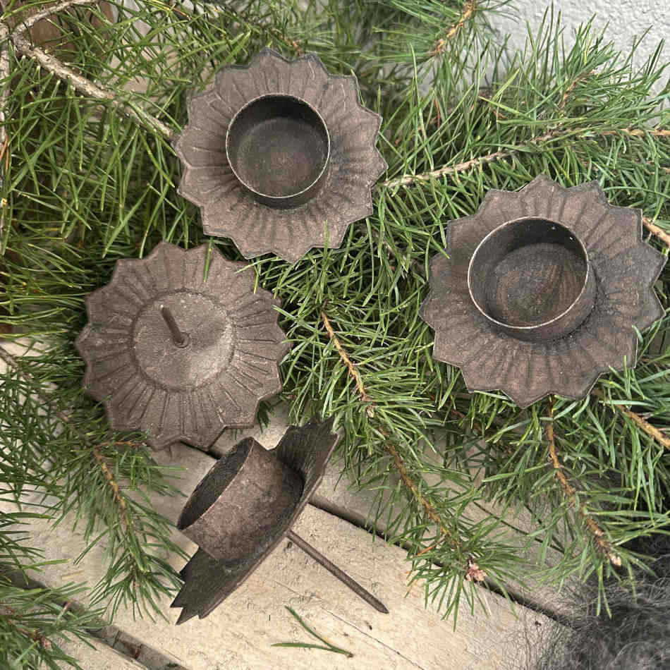 Ljushållare Värmeljus Blomformad 