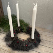 Ljushållare Kronljus Blomformad - Brun Ljushållare Kronljus Blomformad - Brun