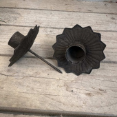 Ljushållare Kronljus Blomformad - Brun Ljushållare Kronljus Blomformad - Brun