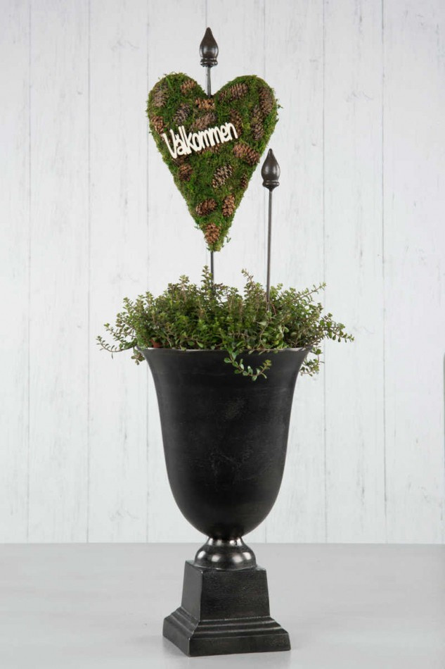 Blomstöd i metall, 50 cm