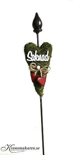 Blomstöd i metall, 50 cm