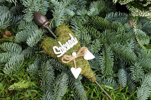 Blomstöd i metall, 50 cm