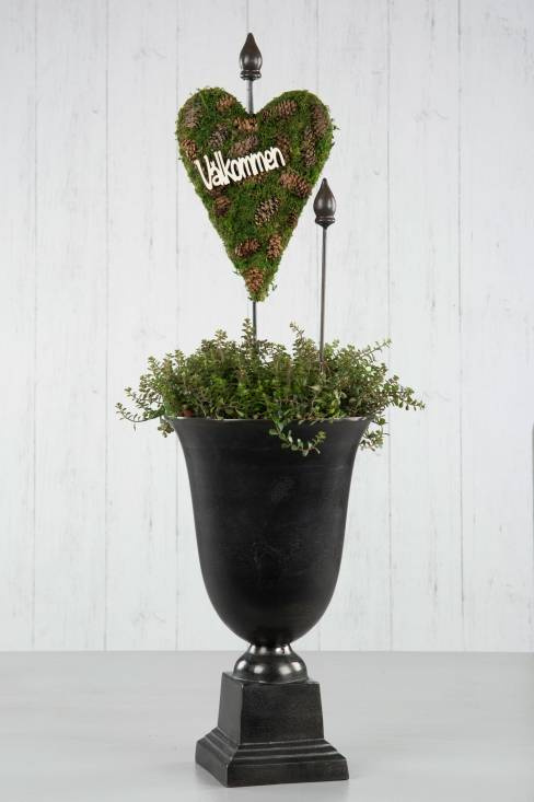 Blomstöd i metall, 50 cm