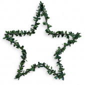 Stjärna i metall med buxbom. ca 39 cm Stjärna i metall med buxbom. ca 39 cm