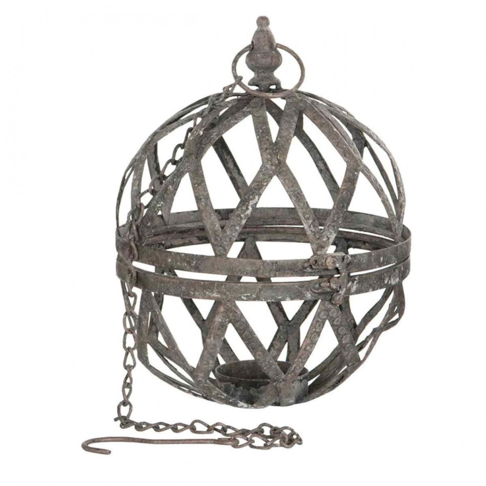 Ljusklot med kedja,  27 cm hög