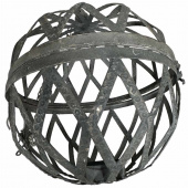 Ljusklot med kedja, 27 cm hög Ljusklot med kedja, 27 cm hög