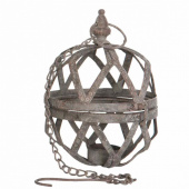 Ljusklot med kedja,  25 cm hög Ljusklot med kedja,  25 cm hög