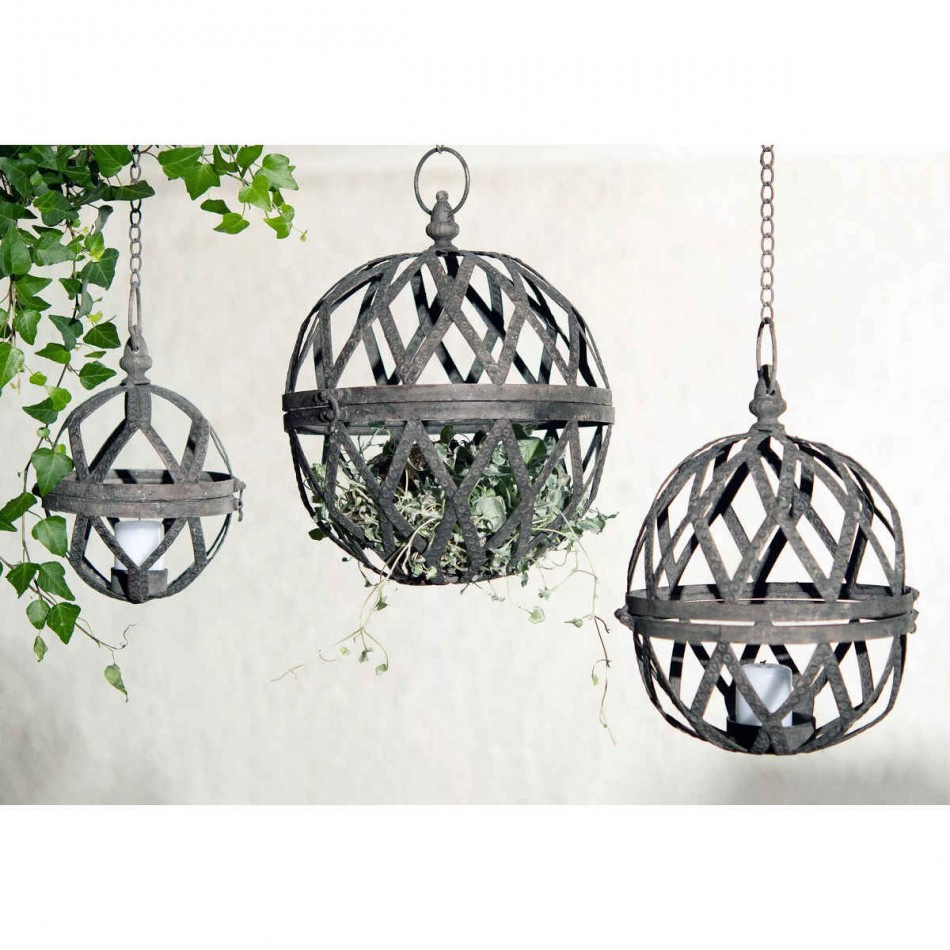 Ljusklot med kedja,  25 cm hög