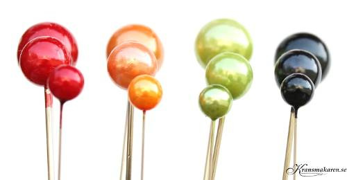 Pärlnålar mixade storlekar & färger. 40 st