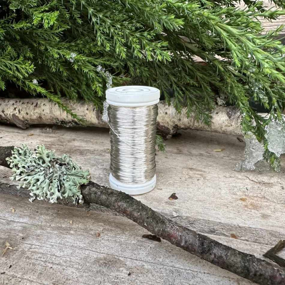 Myrtentråd, silver. 100 g