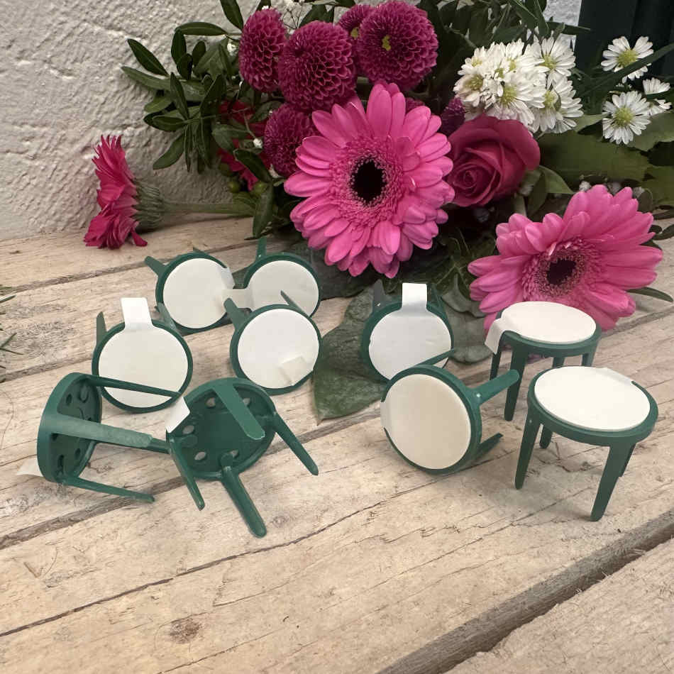 Oasis Pinholder / oasisfäste med fix, ca 50 st