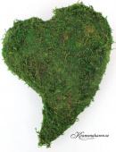 Mosshjärta, ca 36x25 cm Mosshjärta, ca 36x25 cm