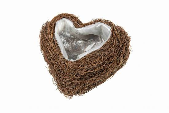 Planteringskruka hjärtformad