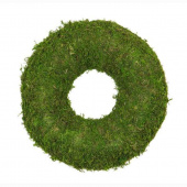 Krans av mossa för dekoration mosskrans ca 30 cm
