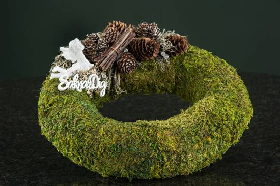 Krans att lägga på graven