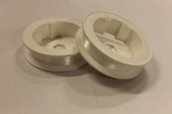 Transparent pärltråd 50 m