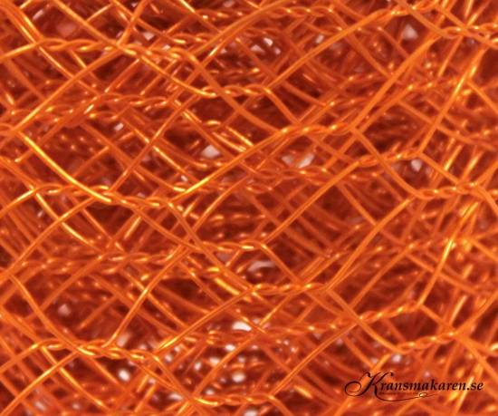 Hexagonnät / dekorationsnät. Orange. 5 m