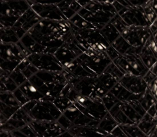 Hexagonnät / dekorationsnät. Svart. 5 m