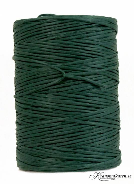 Bindtråd / floristsnöre m ståltråd. Grön. 205 meter