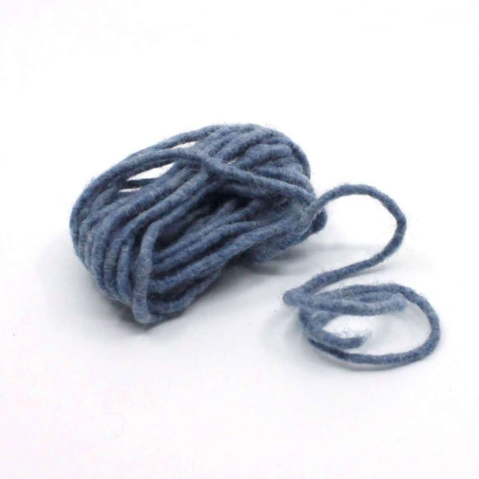 Ullsnöre, Blåmelerad, 5 mm. (5 meter)