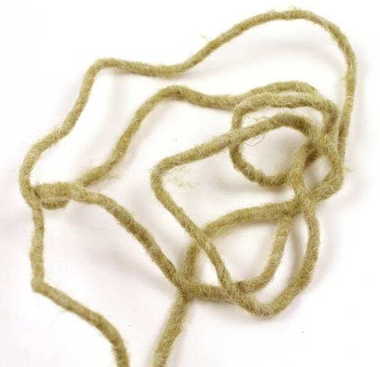 Ullsnöre, mellangrön, 5 mm. (5 meter)