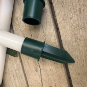 Ljushållare till kronljus av plast - Gröna 4 st Ljushållare till kronljus av plast - Gröna 4 st