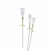 Champagneglas 2 storlekar. Guld Champagneglas 2 storlekar. Guld