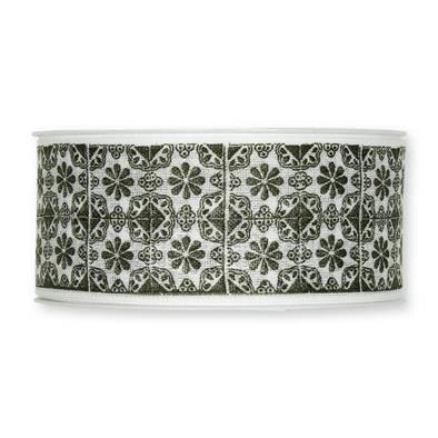 Dekorband / Textilband, svart. 40 mm ( pris per meter )