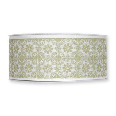 Dekorband / textilband, bege. 40 mm ( pris per meter )