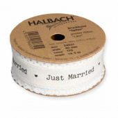 Band med text, Just Married (ca.5 meter)
