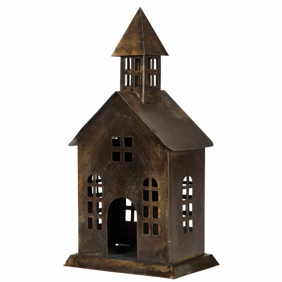 Ljuslykta Kyrka Antik Brun