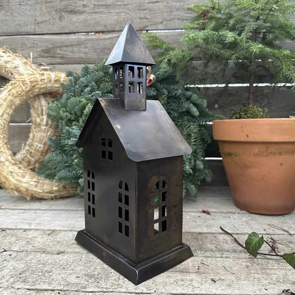 Ljuslykta Kyrka Antik Brun